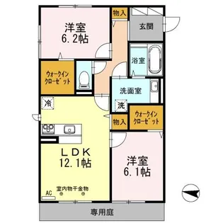 グランコンフォート【3階】の間取り
