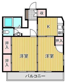 京都池園【3階】の間取り