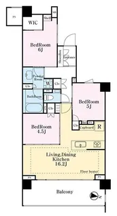 パークシティ高田馬場【6階】の間取り