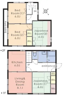 広島県呉市川尻町西6【一戸建】の間取り