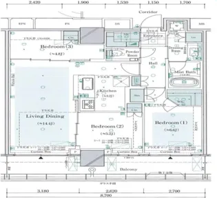 ザ・タワー十条【20階】の間取り