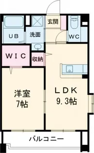 フォブール西条【3階】の間取り