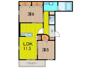 ORTHOSIA REVE1【1階】の間取り