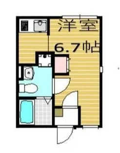 ASAHI東池袋【2階】の間取り
