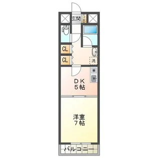 K’sガーデン【7階】の間取り