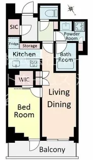 ザ・パークハウス三田ガーデン タワー棟【4階】の間取り