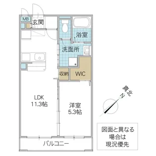カーサ桜土浦【3階】の間取り