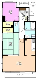 長野県松本市白板1【マンション】の間取り