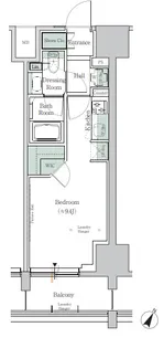 ONE ROOF RESIDENCE TAMACHI【9階】の間取り