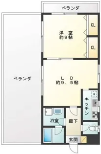 フォレスト杉山【4階】の間取り
