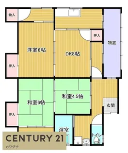 山口県宇部市草江1【一戸建】の間取り