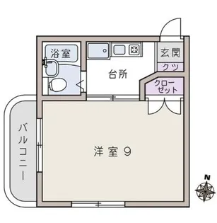 東京都渋谷区神泉町【マンション】の間取り