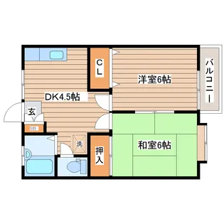 スイートホーム平成【2階】の間取り