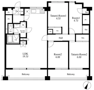 吉祥寺ハイム【10階】の間取り