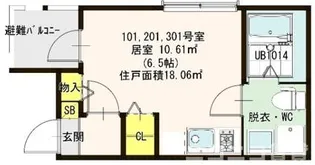 Andante【1階】の間取り