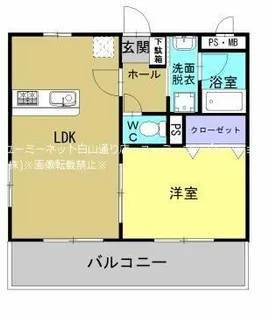 エバンジェル(熊本)【2階】の間取り