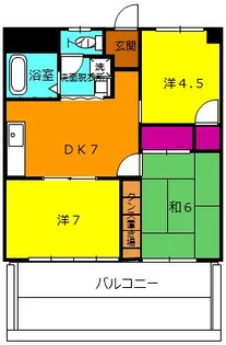 ハイツ白井【3階】の間取り