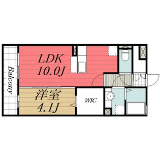 千葉県市原市君塚2【アパート】の間取り