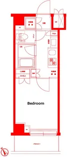 ルーブル川崎中丸子【6階】の間取り