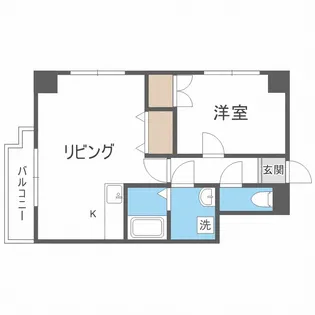 北海道札幌市中央区南十条西8【マンション】の間取り