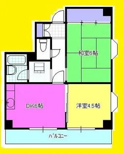 ヴィラ相模原【7階】の間取り