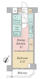 グランカーサ曳舟【4階】の間取り