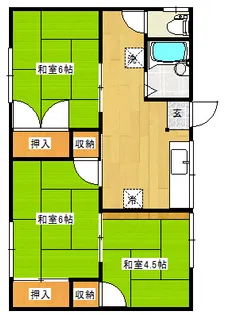ファミールK【2階】の間取り