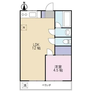 コーポ光和【2階】の間取り