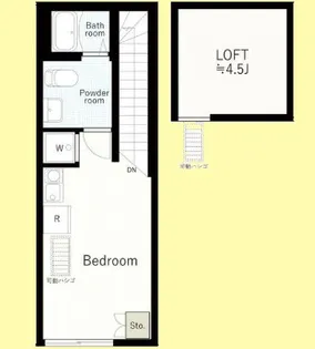 リベルテ中延【2階】の間取り
