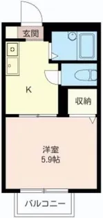 オークハイツ【2階】の間取り