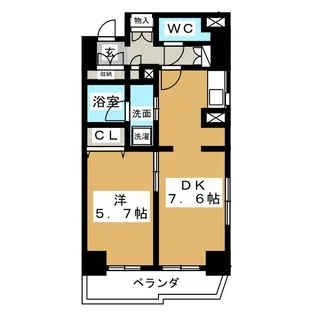 CASSIA車道【13階】の間取り