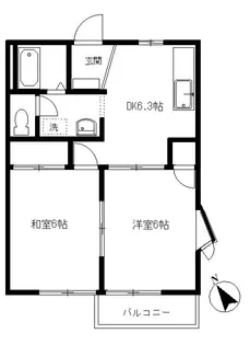 パークハイムC【2階】の間取り