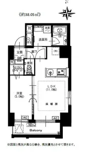 CASA AZABU LE GRAND【4階】の間取り