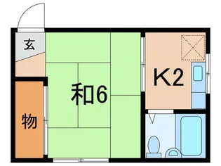 レジデンスヒロ【1階】の間取り