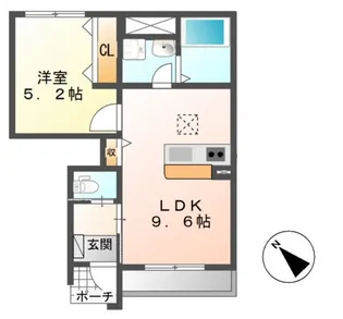 ピオーネ・M【1階】の間取り