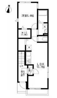 東京都品川区西大井5【アパート】の間取り