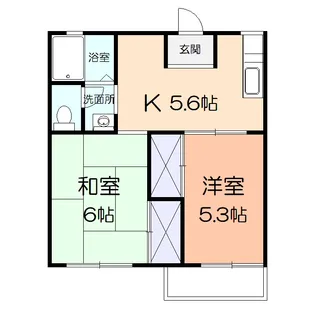 グリーンパーク【1階】の間取り