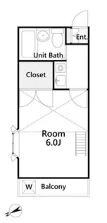 ヴィラU【2階】の間取り