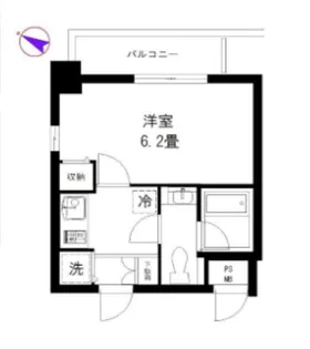 エクセリア大山【8階】の間取り
