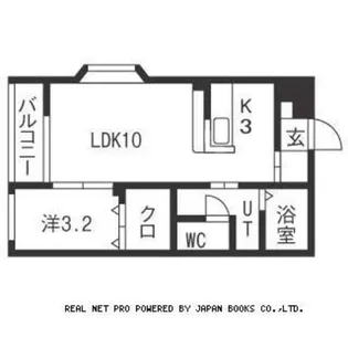 ジュネスパーク開成【1階】の間取り