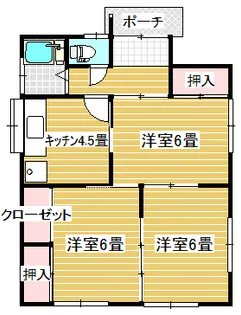 岩手県滝沢市巣子【一戸建】の間取り