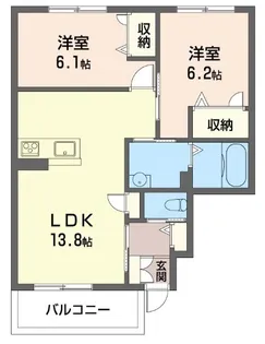 フォルビート【1階】の間取り