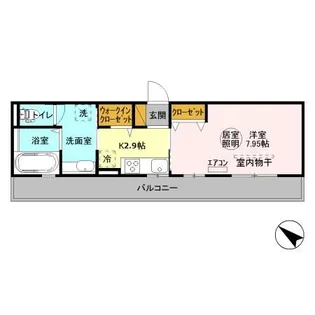 PegasasuOkubo【1階】の間取り