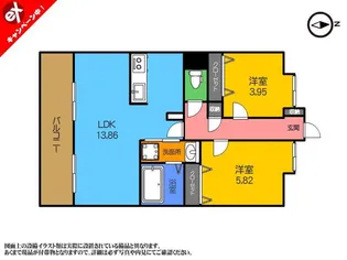 MOND YONEYAMA II【3階】の間取り