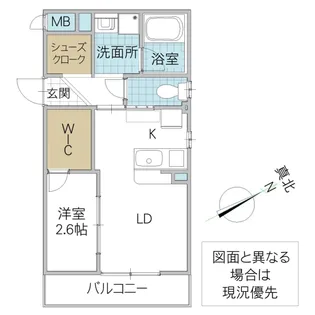 SYマンション【1階】の間取り