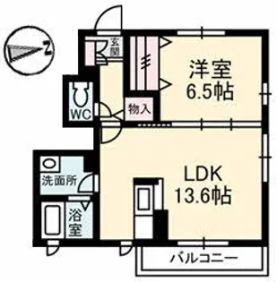 アヴァンシアT【1階】の間取り