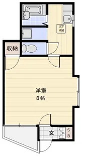コーポS・T【1階】の間取り