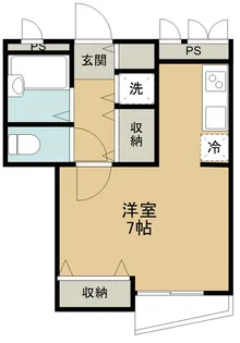 煉瓦館EAST FACE【1階】の間取り