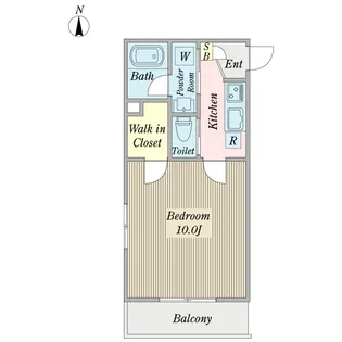 ラフィーネ生田【3階】の間取り