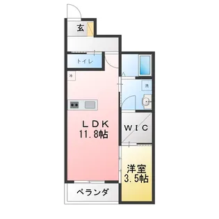 ピュアランド燕沢東【1階】の間取り